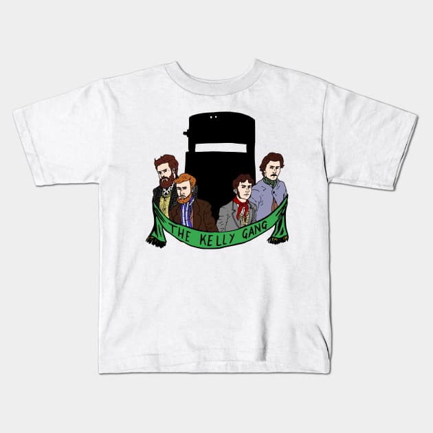 The Kelly Gang Kids T-Shirt by Australian_Bushranging